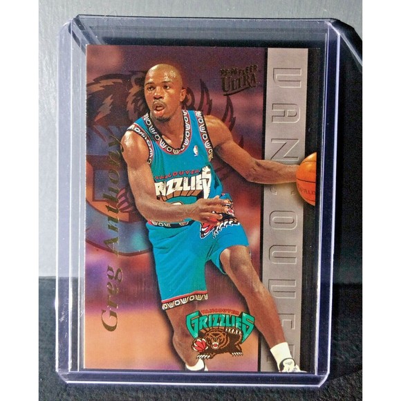 1995-96 Greg Anthony Fleer Ultra #255 Grizzlies Expansion Team Basketball Card - Picture 1 of 2